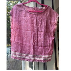 Sigrid Olsen Red Small Tunic